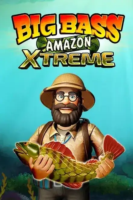 Nouvelle machine à sous Big Bass Amazon Xtreme, décor de rivière amazonienne