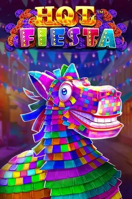 Machine à sous Hot Fiesta aux couleurs de carnaval, jouable en tours gratuits sur Vipz